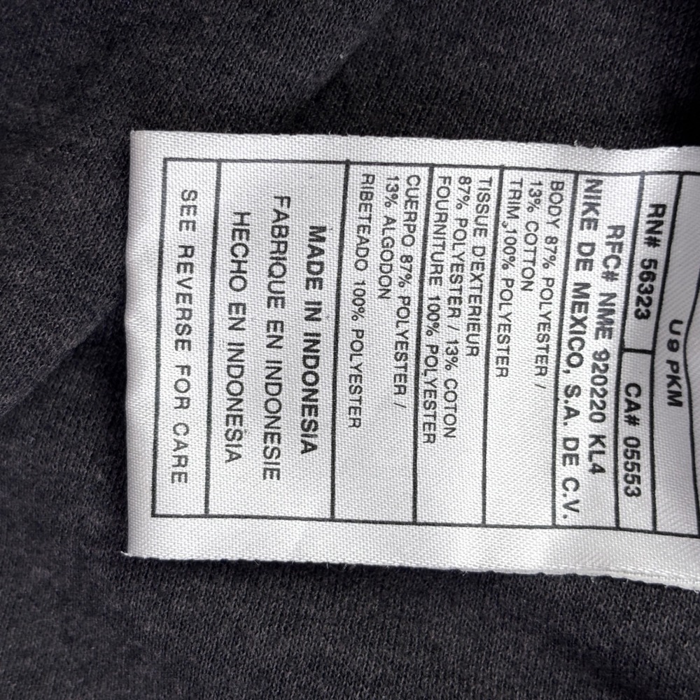 Nike Team Apparel Track Jacket Full Zip Black White Stripes Women's Medium - Picture 8 of 9